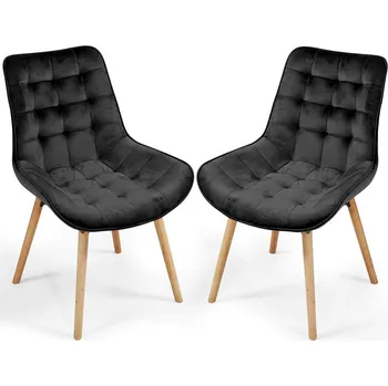 Jídelní židle Miadomodo Prošívané židle 2 ks