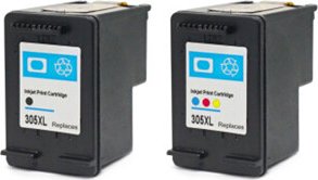 Gigaprint za HP 305XL Bk + HP 305XL C - kompatibilní multipack