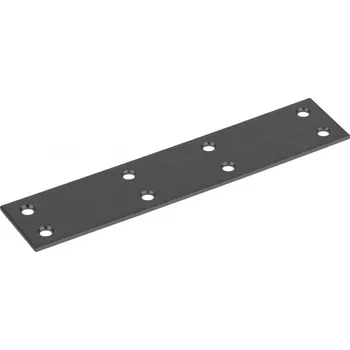 Nábytkové kování Walteco Spojovací plech 140x30mm, černý Množství: 1 ks