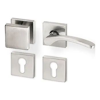 Dveřní kování Dveřní kování JANA R HR nikl PK kl.+koule (Dveřní rozetové kování JANA R HR nikl PK kl.+koule, vhodná pro interiér.)