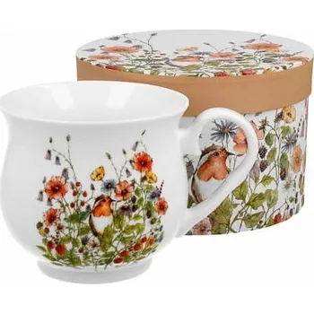 DUO WILD BIRDS Retro hrnek na čaj 480 ml