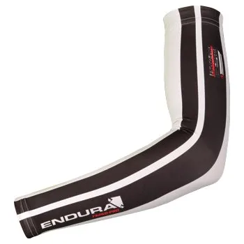 Cyklistické návleky Návleky na ruce Endura Pro Print, bílé