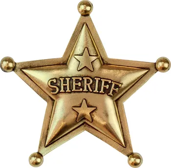 Karnevalový doplněk WIDMANN Autentická šerifská hvězda