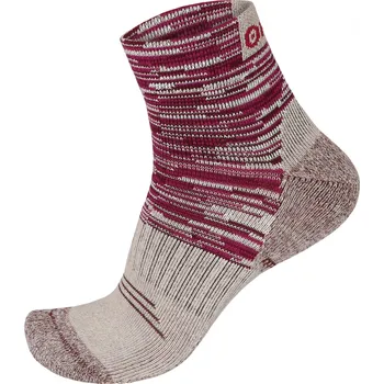 Pánské ponožky Husky Ponožky Hiking XL (45-48), béžová/vínová
