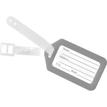 Příslušenství k zavazadlu Kufryplus LTP117 jmenovka šedá