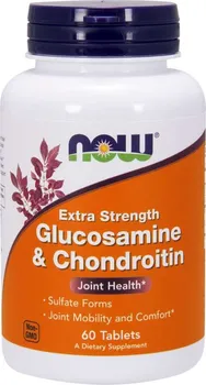 Kloubní výživa Now Foods Glukosamin + Chondroitin Extra Strength 60 tbl.