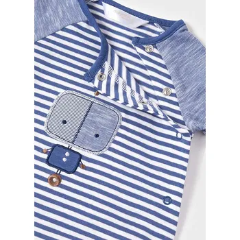 Kojenecká souprava Kojenecký 2 komplet Mayoral 1640-010 modrá barva: modrá, Rozměr: 6 - 9 měsíců, 75 cm