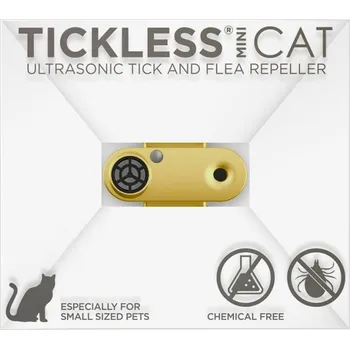 Odpuzovač zvířat Tickless ultrazvukový odpuzovač klíšťat Mini Cat gold