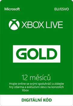Herní předplatné Xbox Live Gold