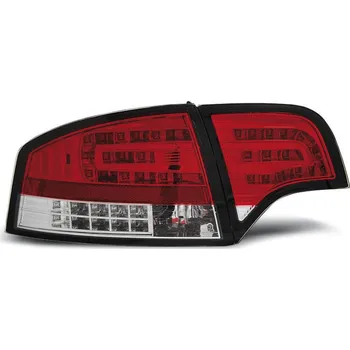 Zadní světlomet TUNING-TEC Zadní světla Audi A4 05-08 sedan - krystal/červené LED 1
