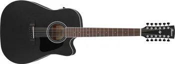 Elektroakustická kytara Ibanez AW8412CE-WK černá