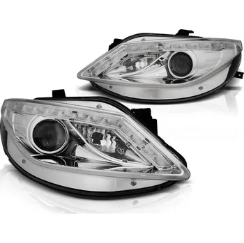 Osvětlení automobilu Tuning Tec Přední světla,SEAT IBIZA 6J 06.08-12 DAYLIGHT LED BLINKR chromové