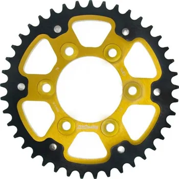 Řetězová sada pro motocykl Rozeta SUPERSPROX STEALTH RST-1489:41-GLD zlatá 41 zubů, 525