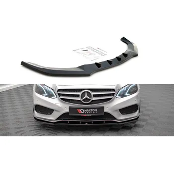 Autodíl Spojler pod nárazník lipa V.1 Mercedes-Benz E AMG-Line Sedan W212 Facelift černý lesklý plast