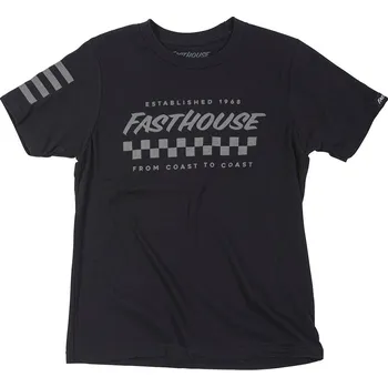 Fasthouse Youth Faction Tee Black Velikost: YM