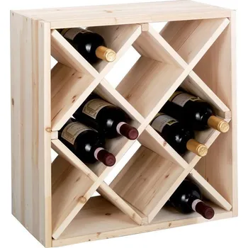 Stojan na víno Dřevěný stojan na víno, 12 lahví, ZELLER