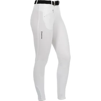 Jezdecké kalhoty EQUESTRO Rajtky Lea Equestro, s gripem na kolenou, dámské, bílé 40