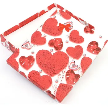 Dárková krabička Dárková krabička srdíčka 16,5 x 12,5cm