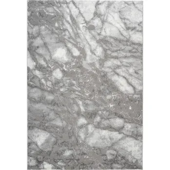 Koberec Kusový koberec Lalee Home Marmaris 400 silver - 80 x 150 cm