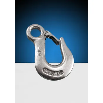zvedák Hák s okem a pojistkou A4, nosnost 0,75t