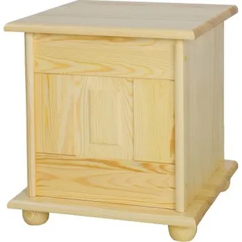 Truhla Drewmax Dřevěná truhla KS101, 45x48x45, borovice (Barva dřeva: Olše)