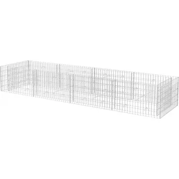 Vyvýšený záhon VidaXL Gabionový vyvýšený záhon 360 x 90 x 50 cm