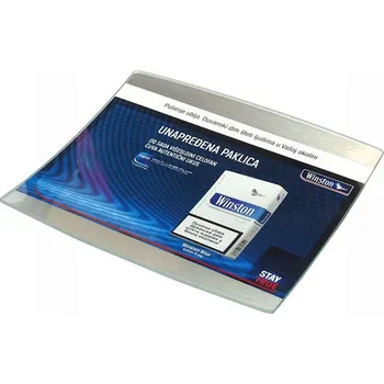 Skleněný mincovník SILVER One