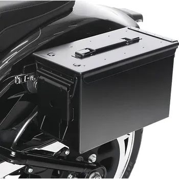 Zavazadlo na motocykl Ammo box - kovové army moto kufry 11L