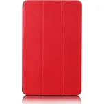 2v1 Smart flip cover + zadní plastový ochranný kryt pro Samsung Galaxy Tab S8 - červený