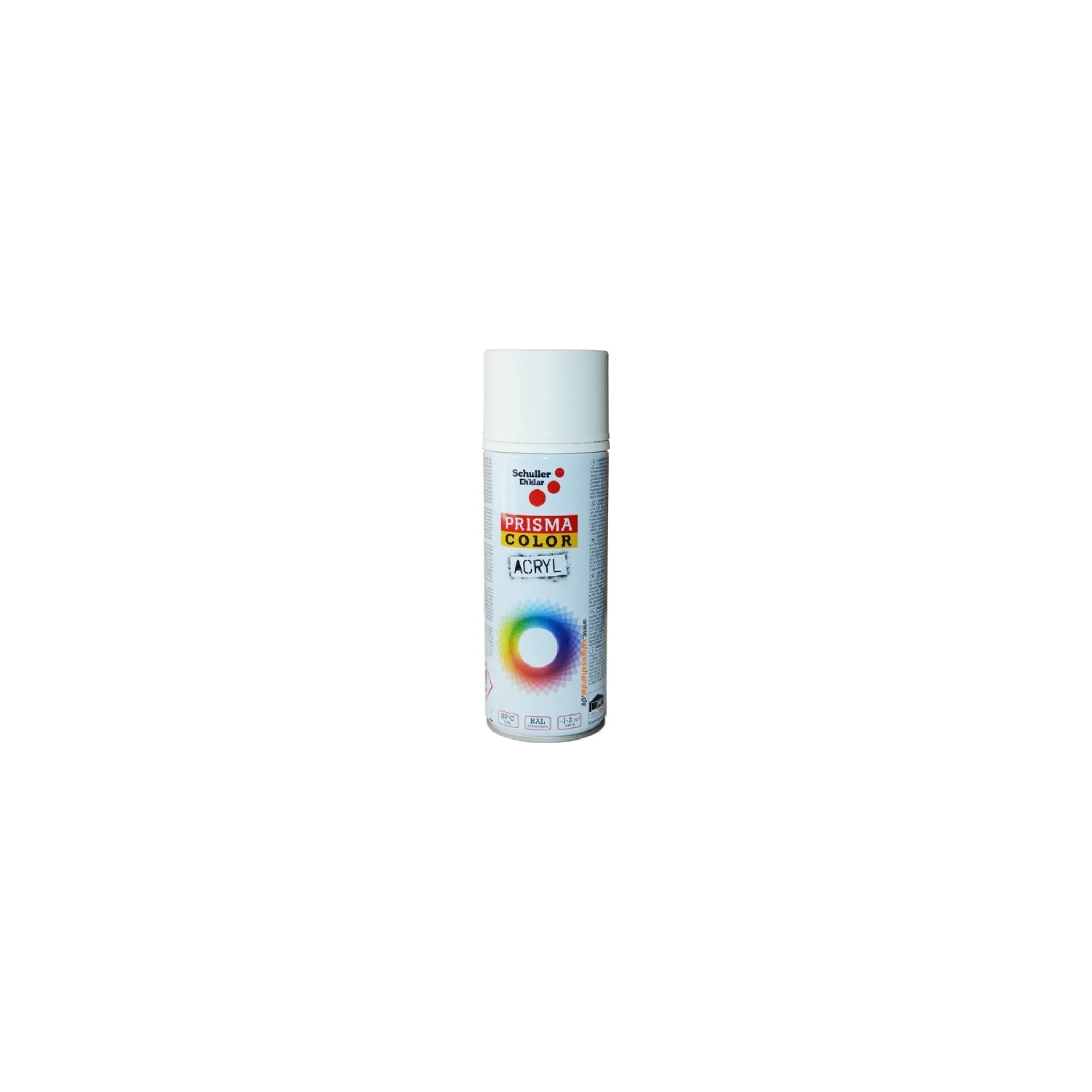 Fotografie 1 - Barva ve spreji Schuller Eh'klar Prisma Color sprej 400 ml RAL 9016 dopravní bílá matná