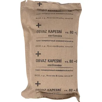 ARMÁDNÍ ORIGINÁL AČR Obvaz kapesní OKAP vz.80 khaki originál