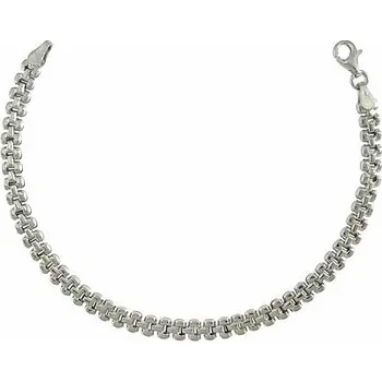 Náramek Stříbrný náramek agganciato délka náramku 17cm