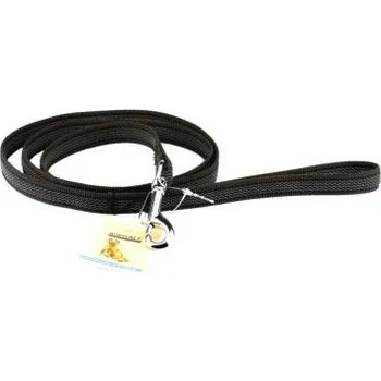 Vodítko pro psa animALL Vodítko pogumované černé 1.5x140 cm
