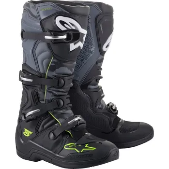 Moto obuv Alpinestars TECH 5 Black/Grey/Yellow Fluo 42