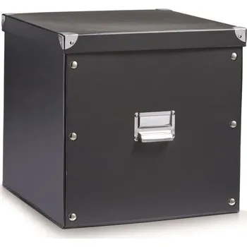 Úložný box Box pro skladování, 34x33x32 cm, barva černá, ZELLER