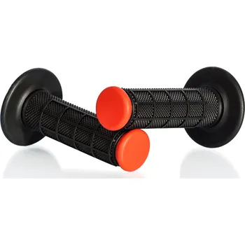 Motodoplněk Motokrosové rukojeti MOTION STUFF ADVANCED černá/červená (half-waffle)