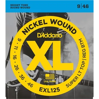 Strunný nástroj D´ADDARIO EXL 125