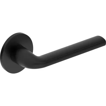 Dveřní kování Klika Bella R Slim - černá (komplet 2ks)