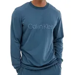 Calvin Klein pánská mikina NM1628E petrolejová - Petrolejová / L