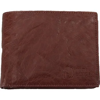 Peněženka Pánská kožená peněženka SendiDesign SNW6856 - tmavě hnědá