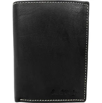 Peněženka Pánská kožená peněženka SendiDesign Deren - černá