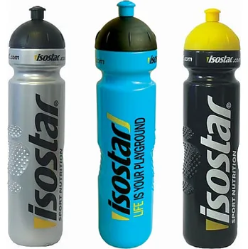 Florbal Isostar láhev 1000ml se špuntem černá