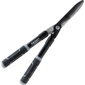 Nůžky na živý plot Nůžky na živý plot Granit BLACK EDITION GHES01-S vlnité ostří 195 mm délka 530 mm