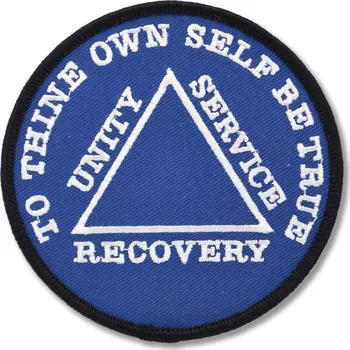 Nášivka Moto nášivka Anonymous Alcoholics symbol 9 cm