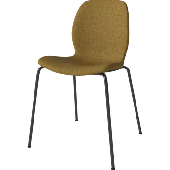 Jídelní židle Seed, Čalounění Soil Rose Melange, Podnož Černá