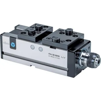 Svěrák Strojní NC svěrák RÖHM RKE-LV 125 mm s posilovačem a unášecími čelistmi