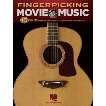 Fingerpicking Movie Music - 15 Songs Arranged for Solo Guitar in Standard Notation TAB - noty na kytaru 999310