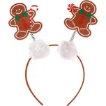 Amscan Party čelenka vánoční perníčky