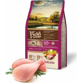 Krmivo pro psa Sam's Field Low Grain Adult Large Chicken & Potato 2,5 kg