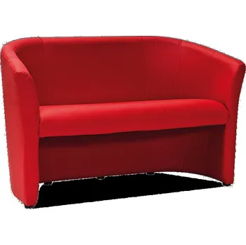 Křeslo Dvoumístná pohovka TM-2 ekokůže červená